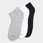 Men's Socks (Pack of 3), Melange Light Grey, small