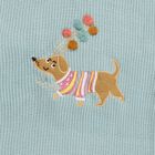 Girls Light Powder Blue Crew Neck Casual Pullover, Light Blue, small image number null