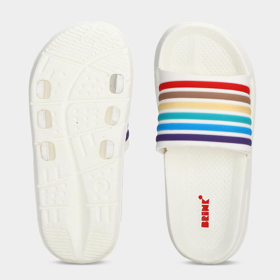 Boys' Slipper, White, large