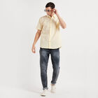 Solid Casual Shirt, Yellow, small image number null