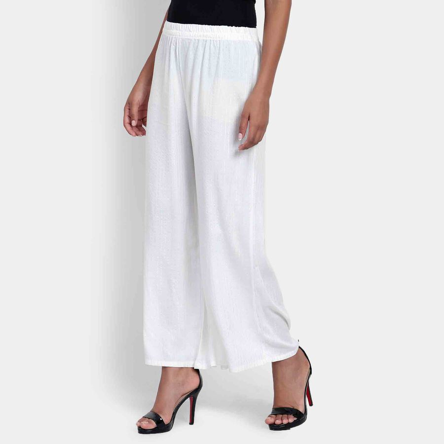 Solid Palazzo, Off White, large image number null