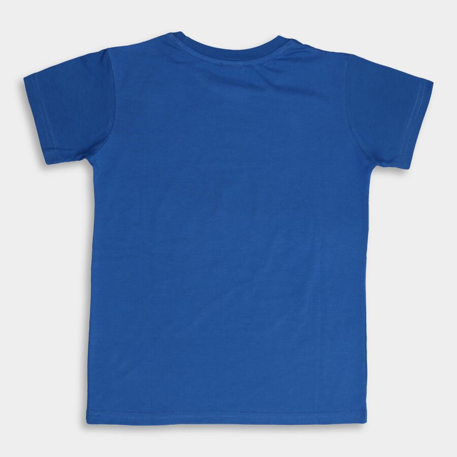 Boys' Half Sleeves T-Shirt, रॉयल ब्लू, large image number null