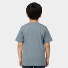 Boys Light Blue Cotton Crew Neck Regular Boys T-Shirt, Light Blue, small