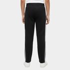 Boys' Jet Black Cotton Blend Football Print Pyjama, Black, small