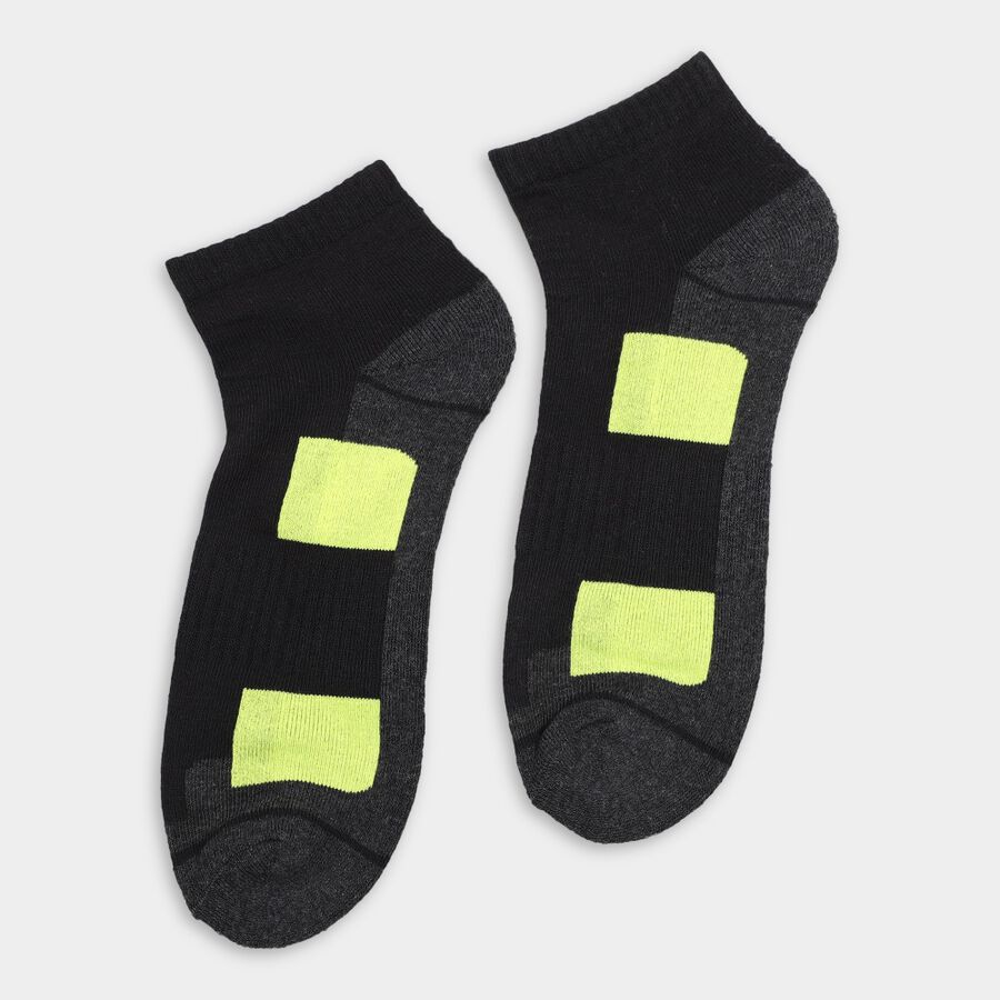 Men's Socks (Pack of 2), चारकोल, large