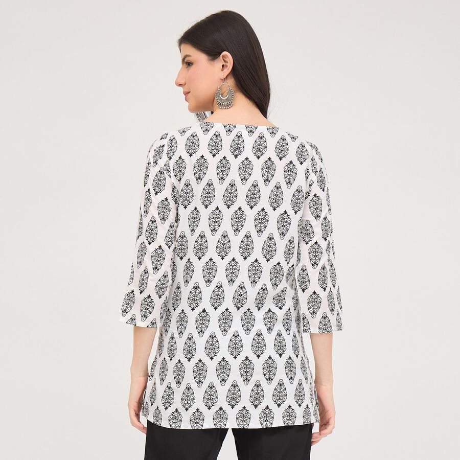 Ladies' Kurti, ऑफ व्हाइट, large image number null