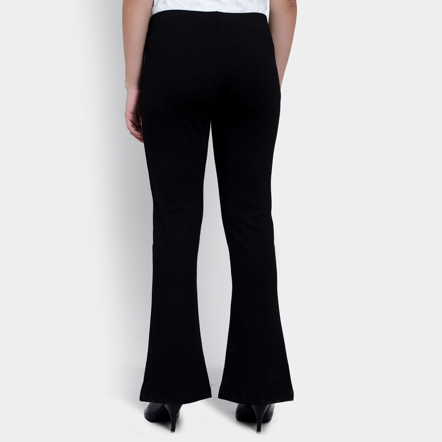 Solid Trousers, Black, large image number null