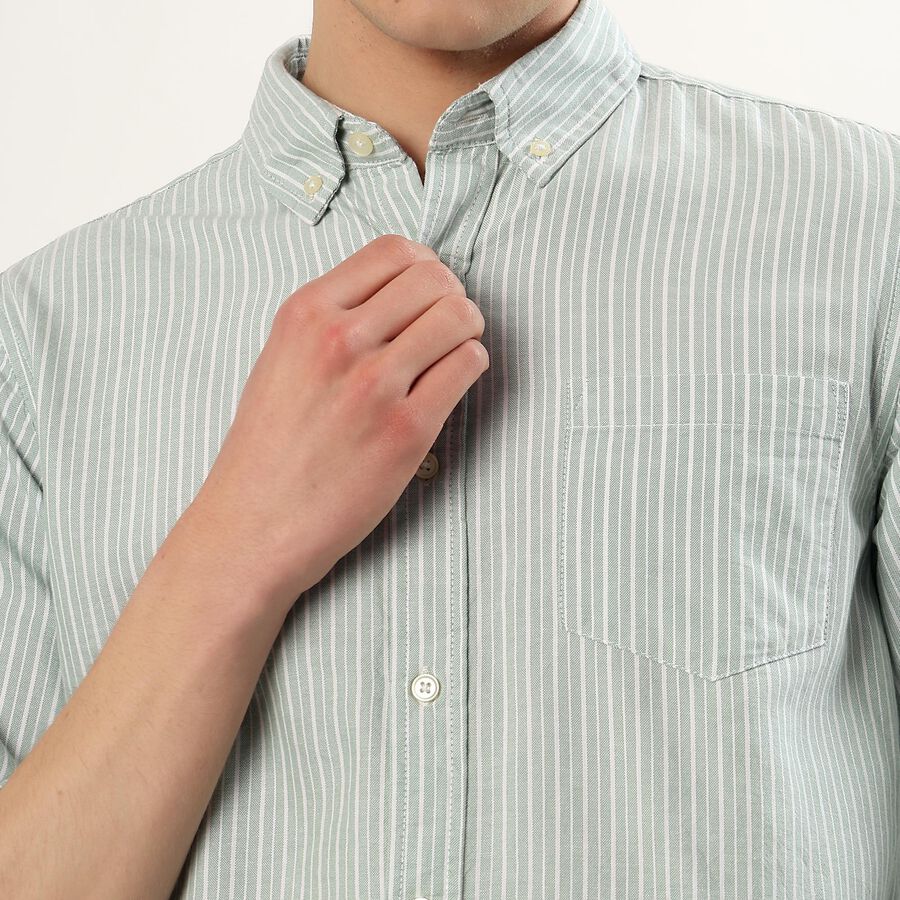Men's Casual Shirt, हल्का हरा, large image number null