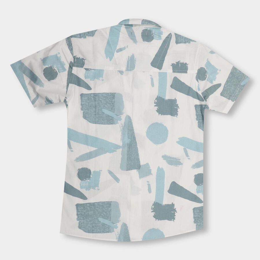 Boys' 100% Cotton Casual Shirt , सफ़ेद, large image number null