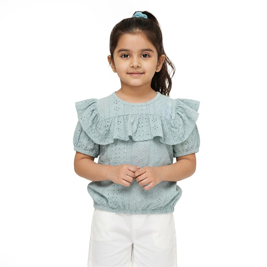 Girls' T-Shirt, Light Green, large image number null