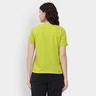 Ladies' Round Neck T-Shirt, Neon Green, small