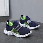 Boys' Navy Blue Slip-On Sneakers, नीला, small