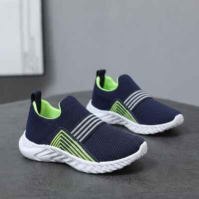 Boys' Navy Blue Slip-On Sneakers