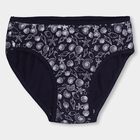 Girls' 100% Cotton V-Cut Panty , Navy Blue, small image number null
