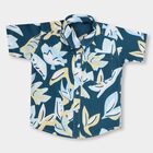 Boys' 100% Cotton Regular Collar Casual Shirt, Mid Blue, small image number null