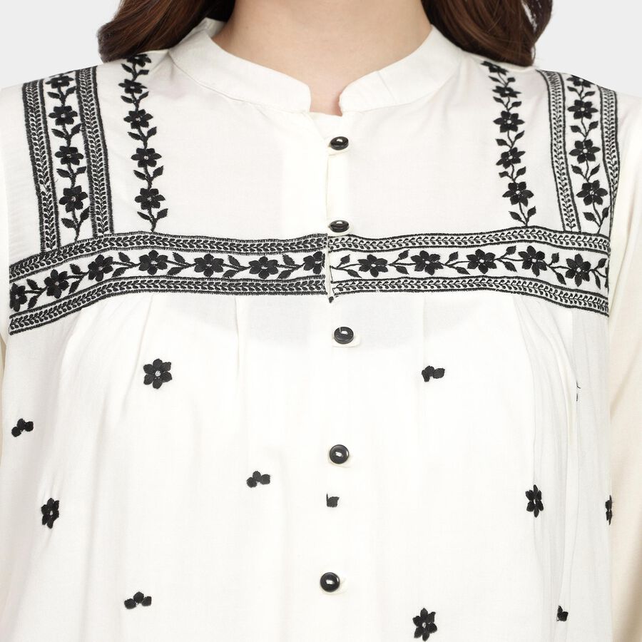 Ladies' Shirt, ऑफ व्हाइट, large image number null