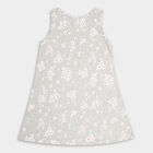 Girls' Frock, Light Grey, small image number null