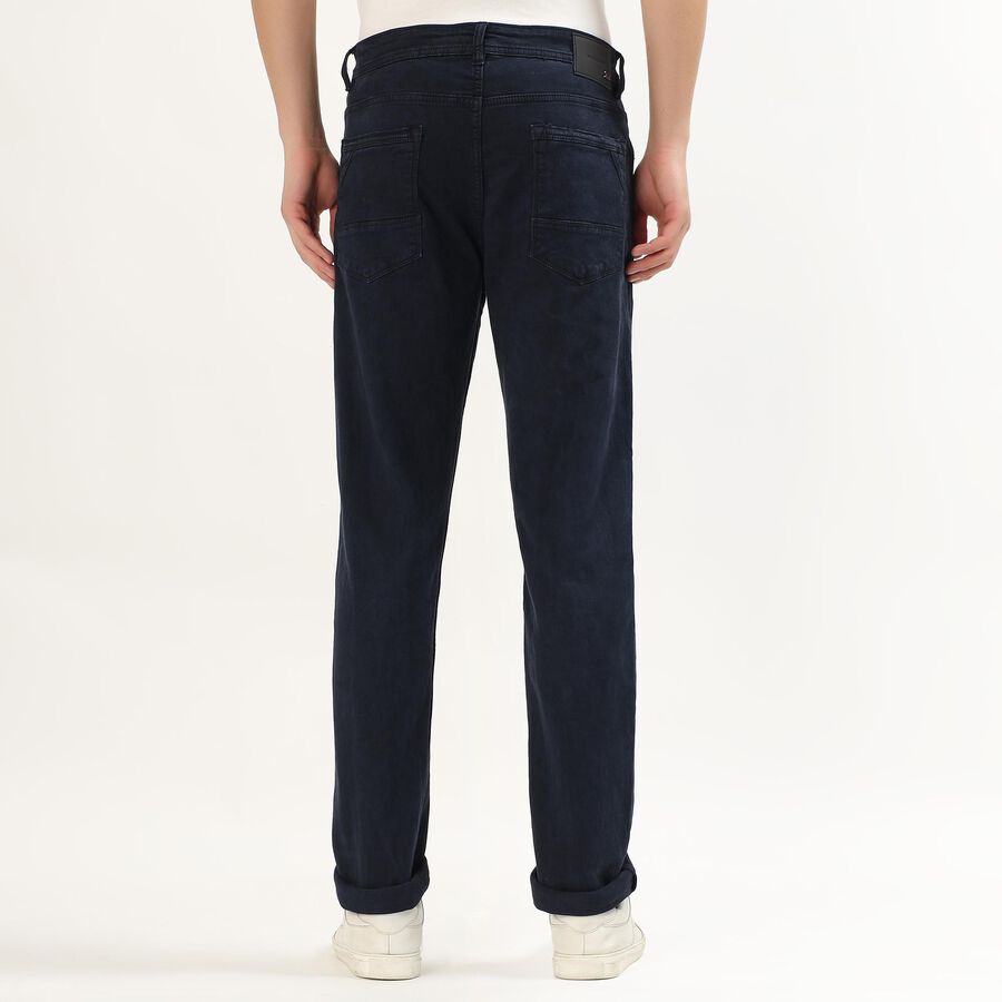 Men's Dark Midnight Blue Skinny Fit Jeans, Dark Grey, large image number null