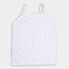 Girls' Cotton Vest, White, small image number null