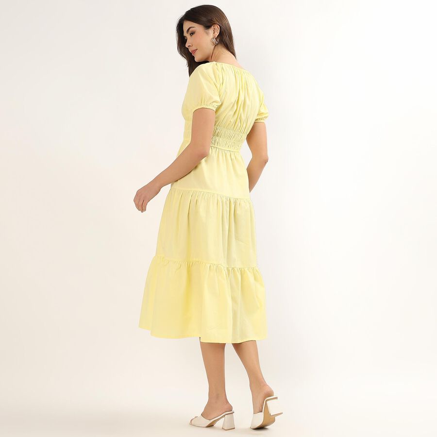 Ladies' Dress, Yellow, large