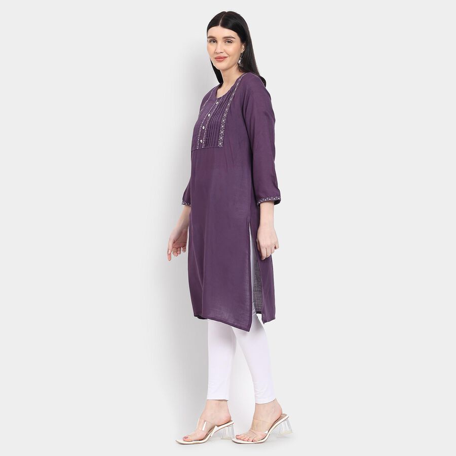 Ladies' Kurta , Purple, large image number null