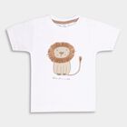 Infants' 100% Cotton T-Shirt, ऑफ व्हाइट, small image number null
