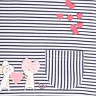 Infant Girls' 100% Cotton Short Set, Navy Blue, small