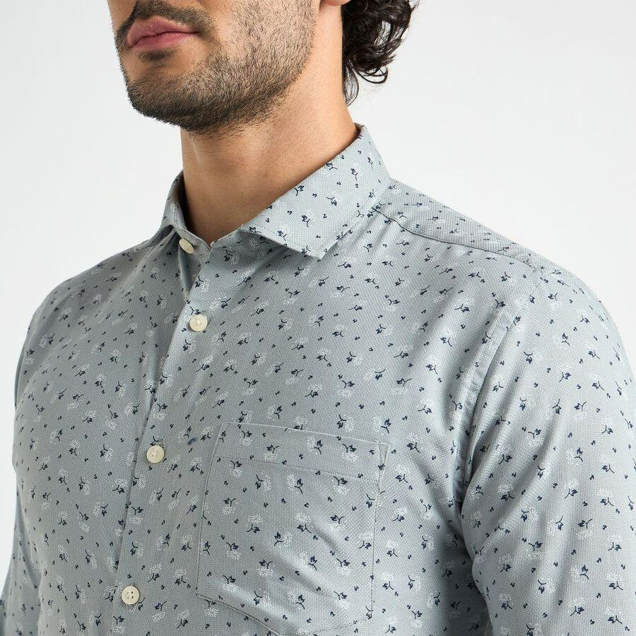 Men's Formal Shirt , Light Grey, large image number null