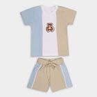Infant Boys' 100% Cotton Baba Suit , गहरा पीला, small image number null