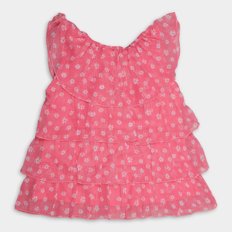 Girls' T-Shirt, गुलाबी, large image number null