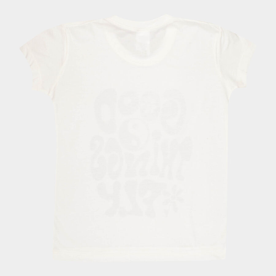 Girls T-Shirt, Off White, large image number null