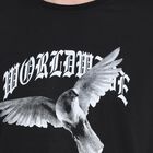 Men's Round Neck Half Sleeves T-Shirt , Black, small image number null