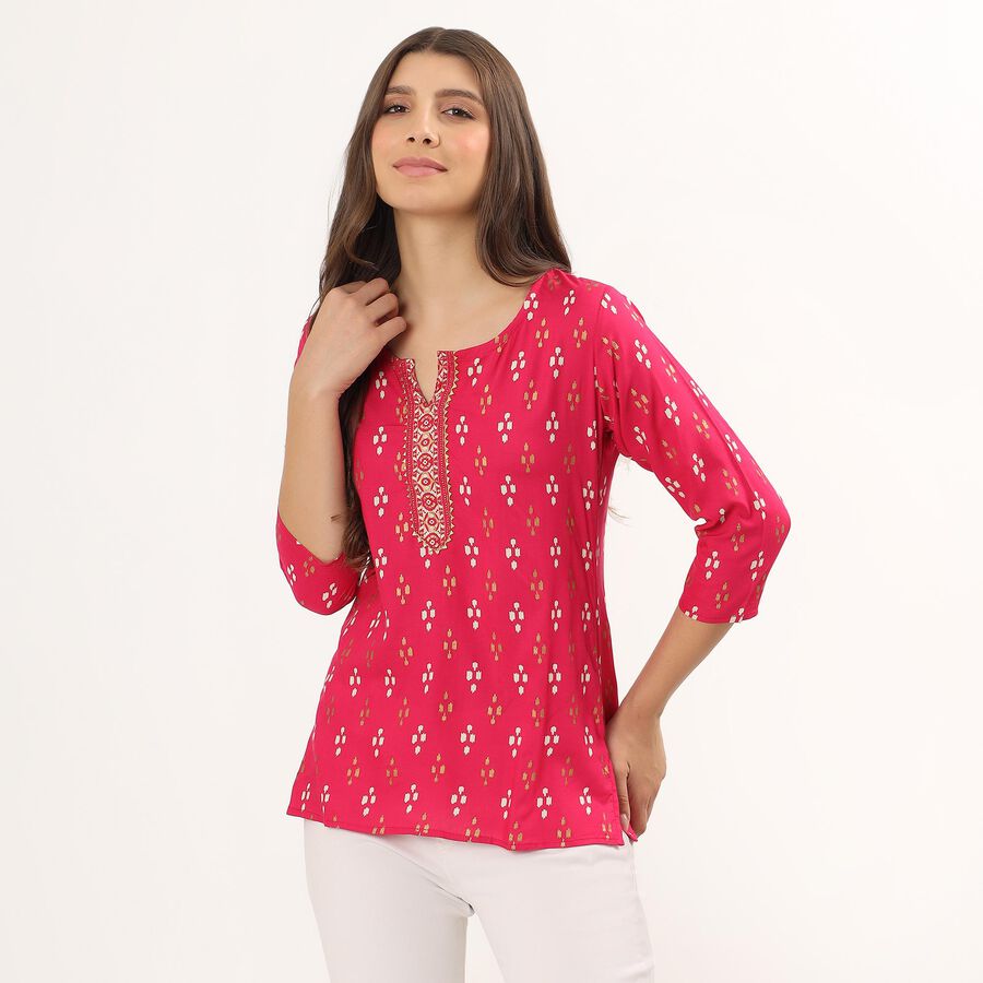 Ladies' Kurti , Fuchsia, large image number null