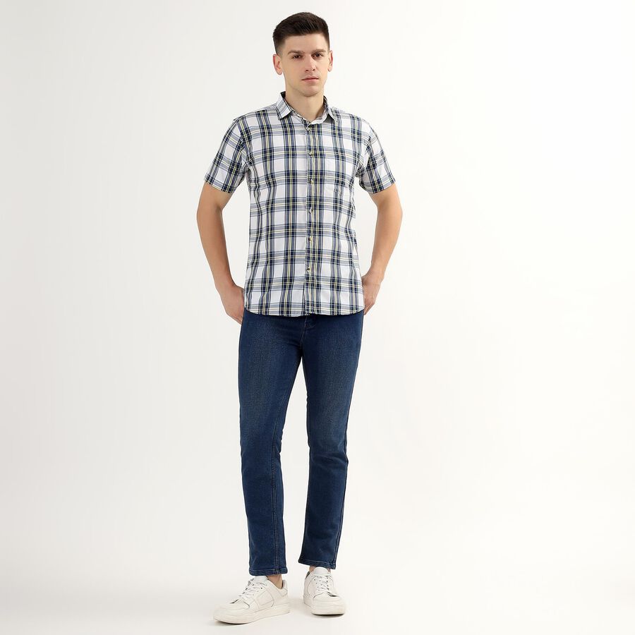 Men's Regular Collar Casual Shirt , पीला, large image number null