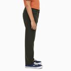 Boys' Deep Olive Relaxed Fit Elastic Waist Jeans, ओलिव, small image number null