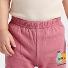 Infants Pink Jogger Graphic Printed Pyjama, Light Pink, small