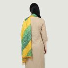 Women's Green Bandhani Printed Dupatta, गहरा हरा, small