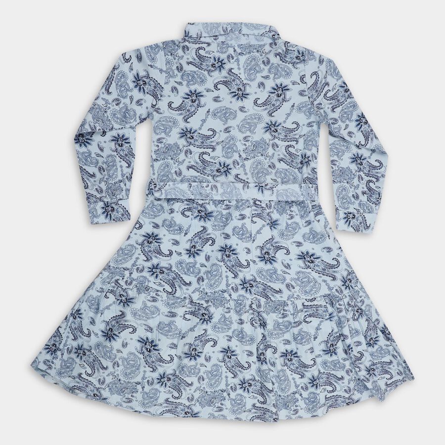 Girls' Dress , Light Blue, large image number null