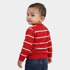 Infants' Red Crew Neck Pullover, लाल, small