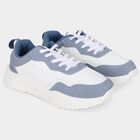 Women's Blue Lace-Up Sneakers, Blue, small