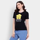 Ladies' Round Neck T-Shirt , Black, small image number null