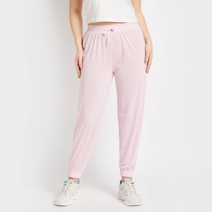 Solid Joggers, हल्का गुलाबी, large image number null