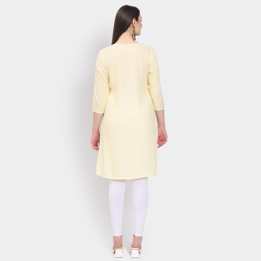 Ladies' Kurta, पीला, large image number null