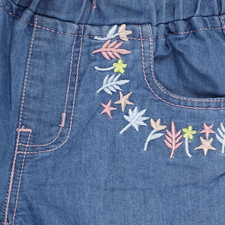Girls' Jeans, Mid Blue, large image number null