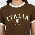 Ladies' Round Neck T-Shirt, Olive, small