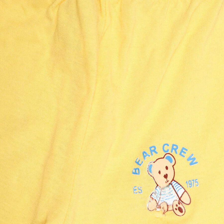 Infants' 100% Cotton Pyjama, पीला, large image number null