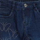 Girls' Jeans, Mid Blue, small