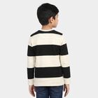 Boys White Crew Neck Regular T-Shirt, सफ़ेद, small