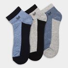 Men's Socks (Pack of 3), मिश्रित हल्का ग्रे, small
