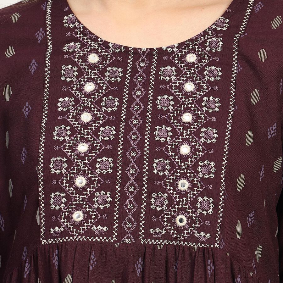 Ladies' Kurti , वाइन, large image number null
